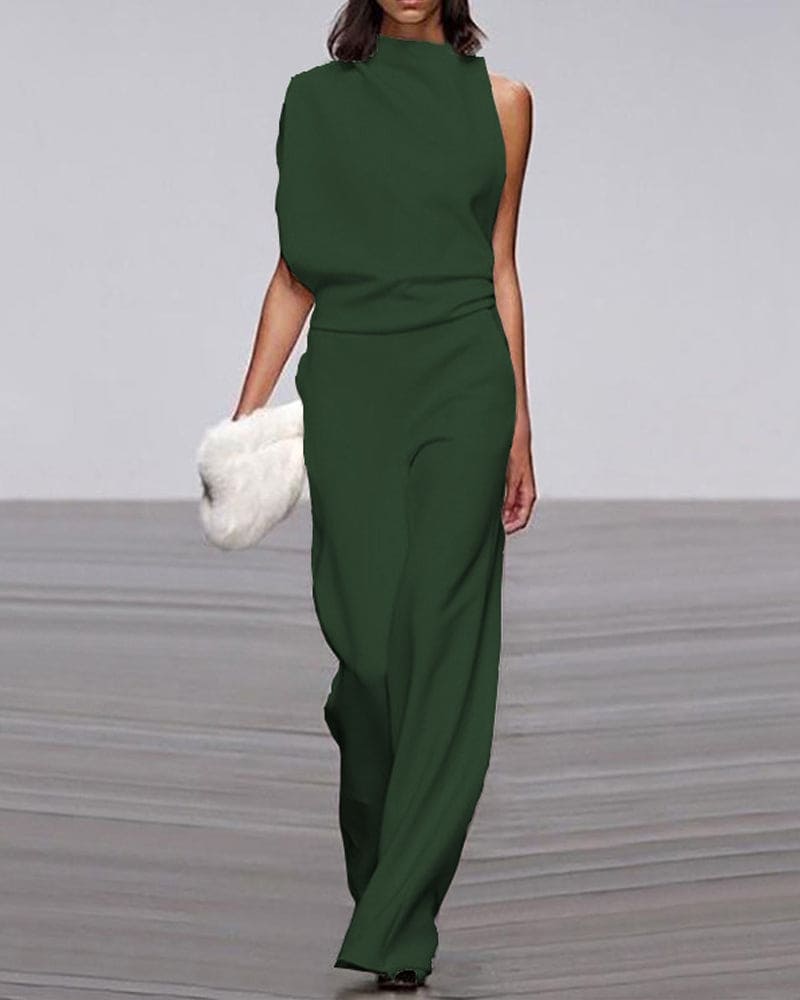 Elegante mouwloze jumpsuit voor dames - formele eendelige outfit voor speciale gelegenheden 2