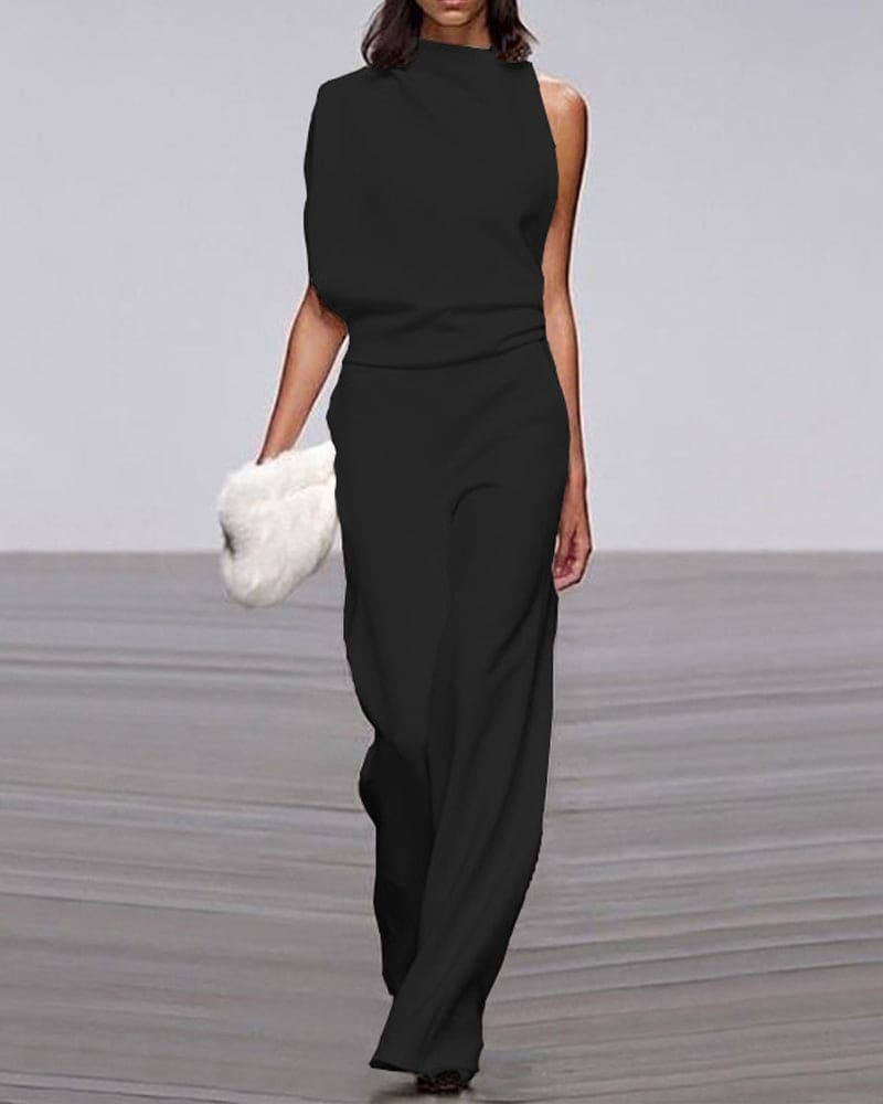 Elegante mouwloze jumpsuit voor dames - formele eendelige outfit voor speciale gelegenheden 3