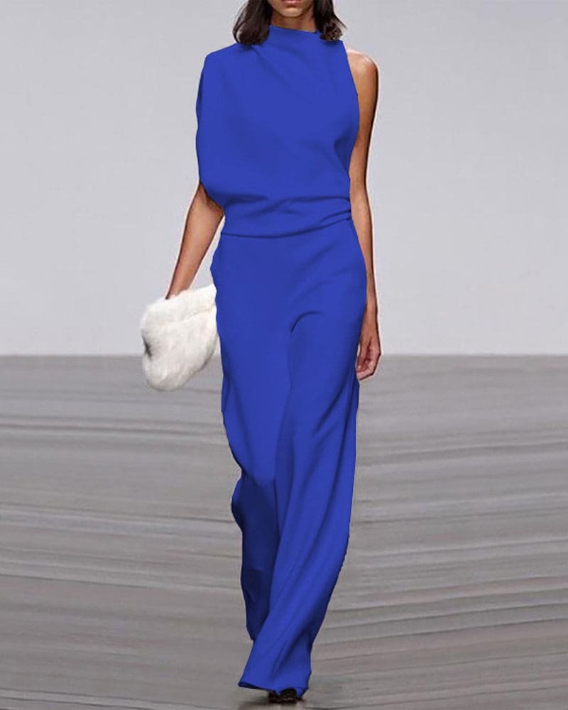 Elegante mouwloze jumpsuit voor dames - formele eendelige outfit voor speciale gelegenheden 4