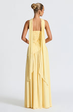 Elegante strapless trouwjurk met hoge split voor dames 6