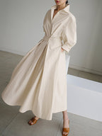 Elegante vintage-geïnspireerde damesjurk - tijdloos design, lichtgewicht stof 1