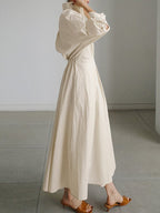 Elegante vintage-geïnspireerde damesjurk - tijdloos design, lichtgewicht stof 2