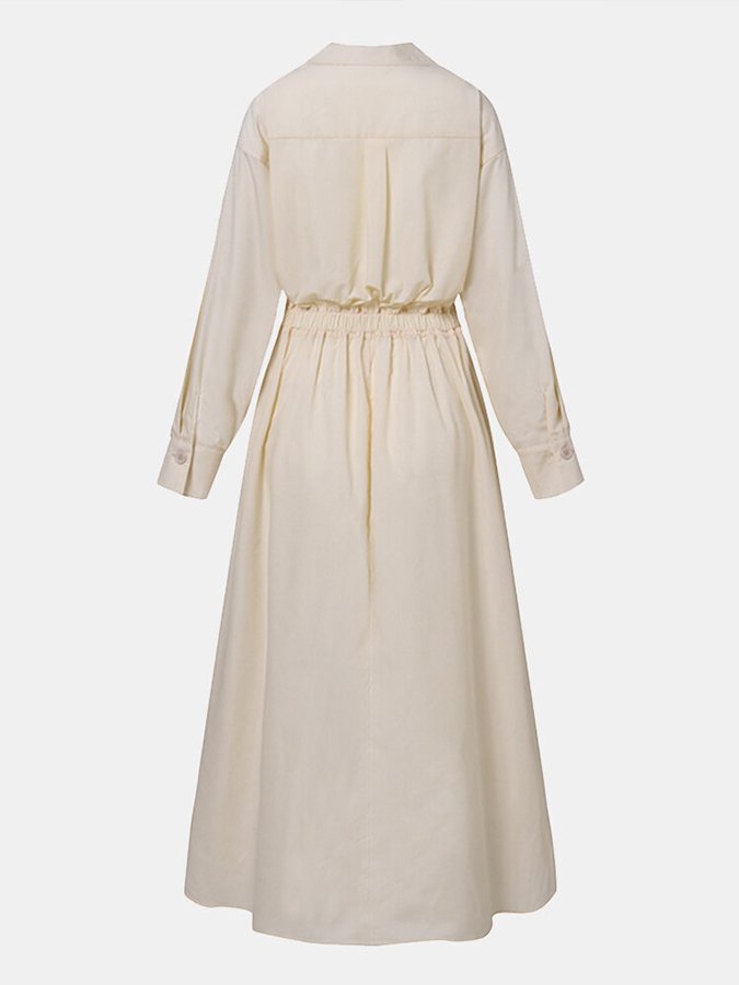 Elegante vintage-geïnspireerde damesjurk - tijdloos design, lichtgewicht stof 3