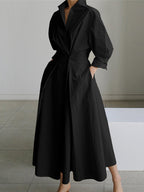 Elegante vintage-geïnspireerde damesjurk - tijdloos design, lichtgewicht stof 5