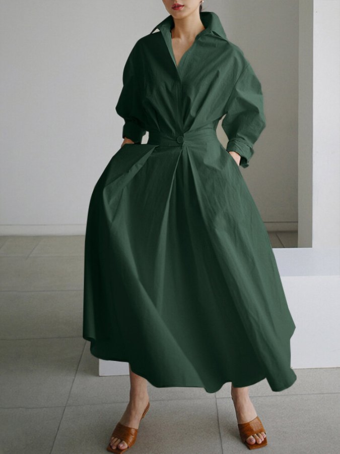 Elegante vintage-geïnspireerde damesjurk - tijdloos design, lichtgewicht stof 6