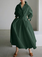 Elegante vintage-geïnspireerde damesjurk - tijdloos design, lichtgewicht stof 6