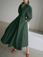 Elegante vintage-geïnspireerde damesjurk - tijdloos design, lichtgewicht stof 7