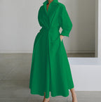 Elegante vintage-geïnspireerde damesjurk - tijdloos design, lichtgewicht stof 9