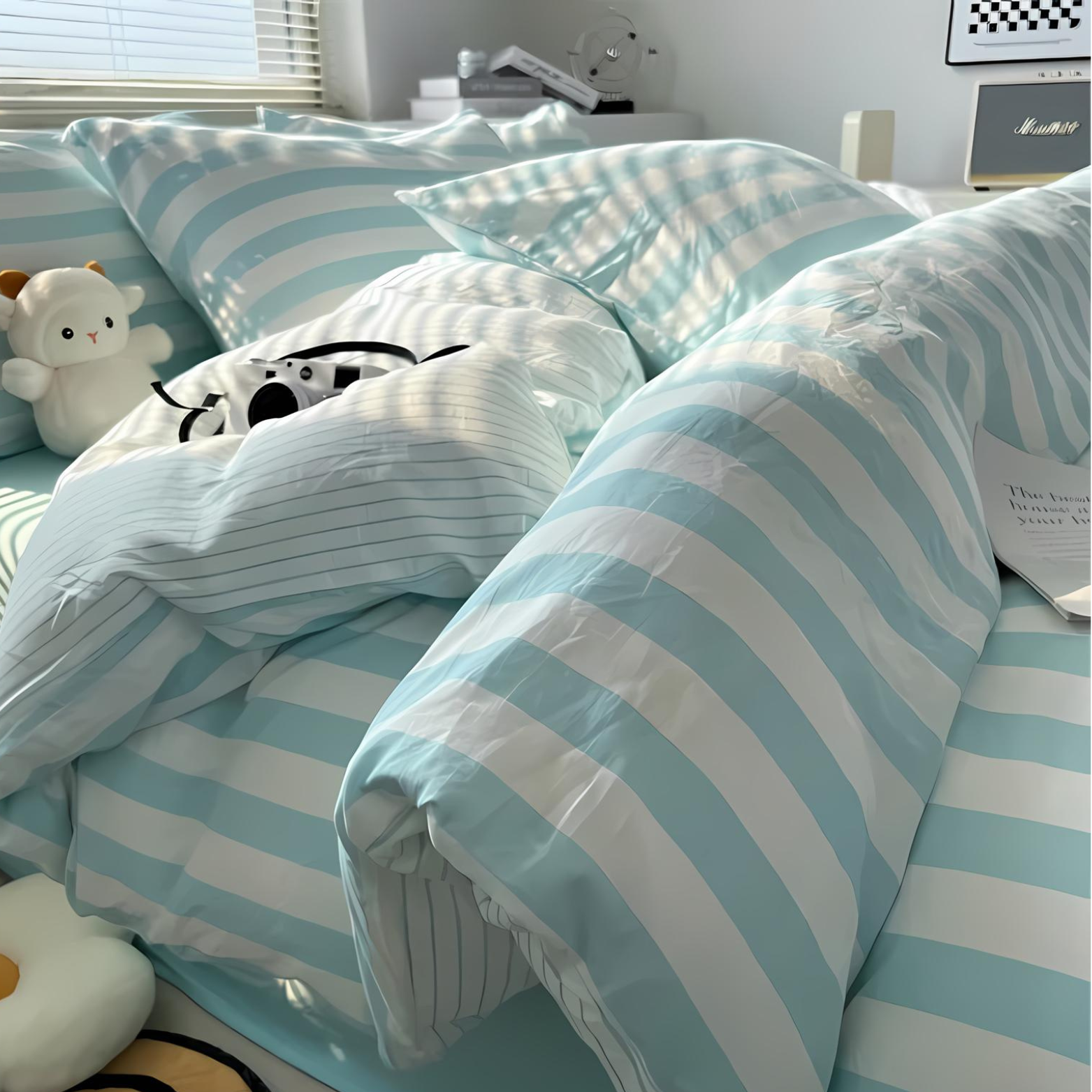 Elenorra Classic gestreepte beddengoedset 3