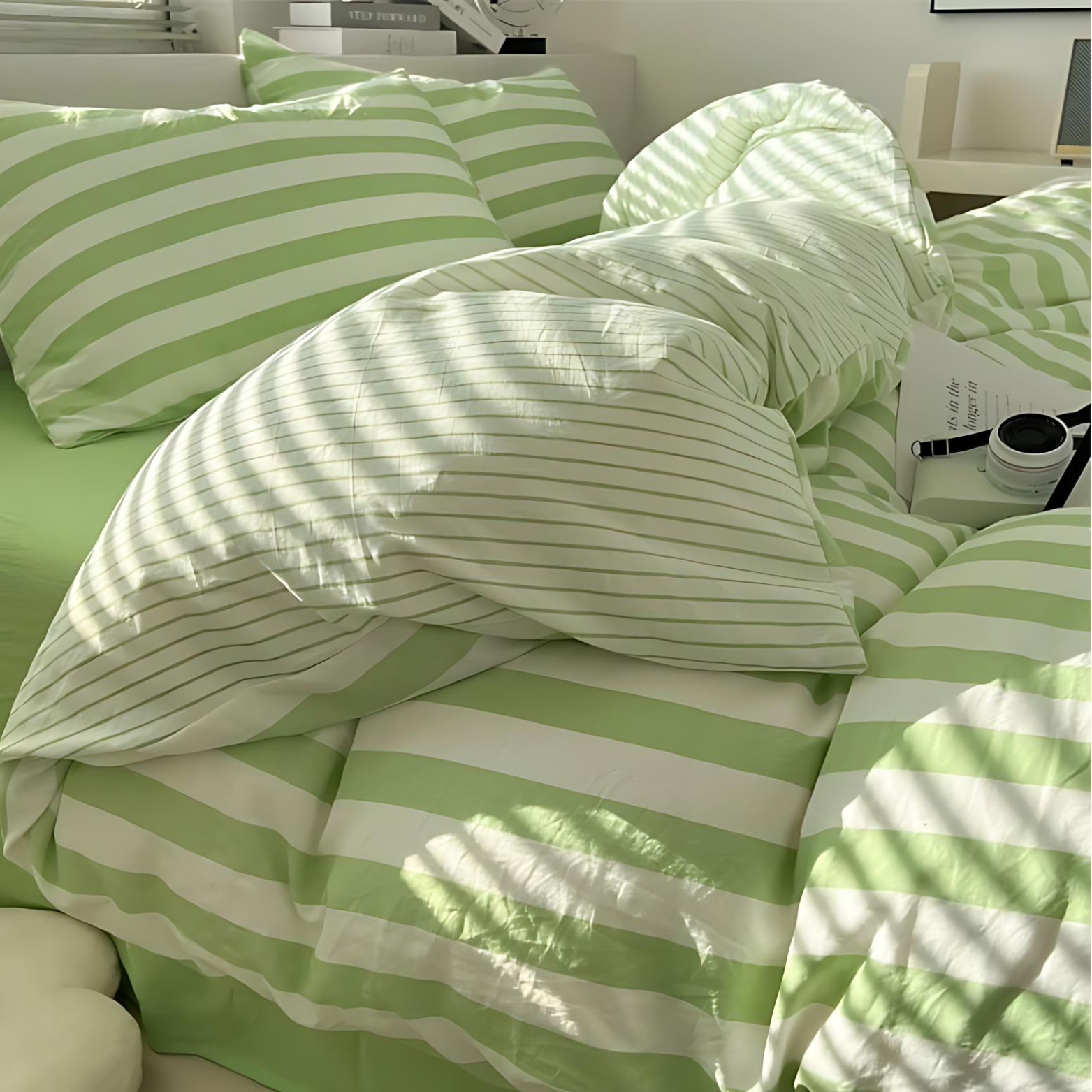 Elenorra Classic gestreepte beddengoedset 5