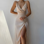 Elina Dames Elegante V-halsjurk 2