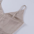 Elina Dames Elegante V-halsjurk 5