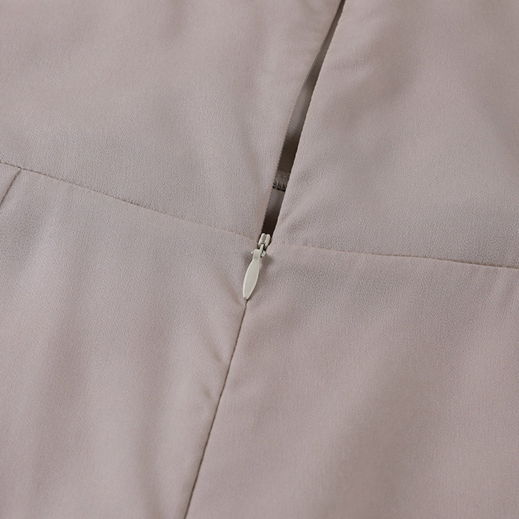 Elina Dames Elegante V-halsjurk 8