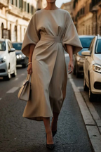 Eliza - Maxi-jurk met riem 1