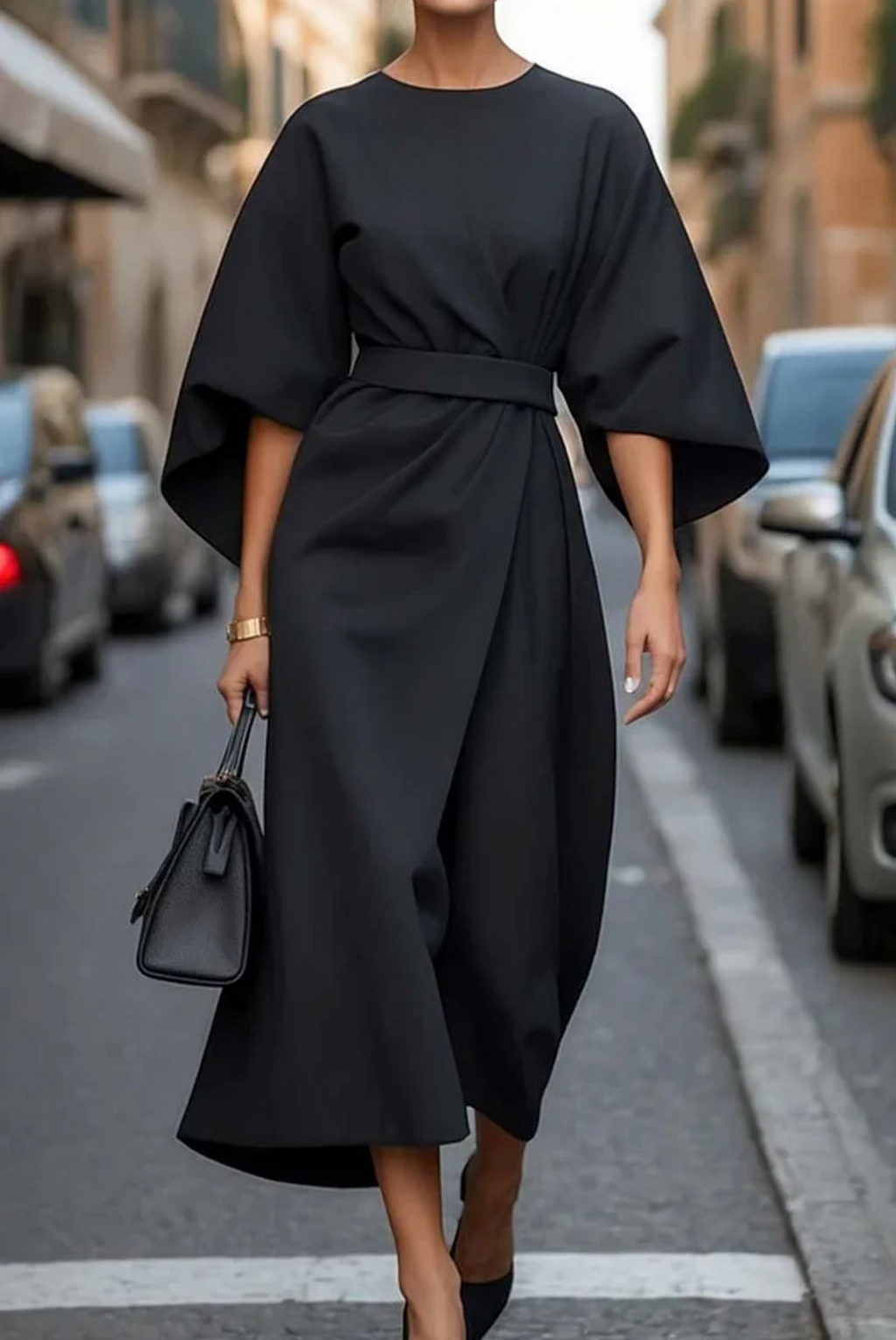 Eliza - Maxi-jurk met riem 2