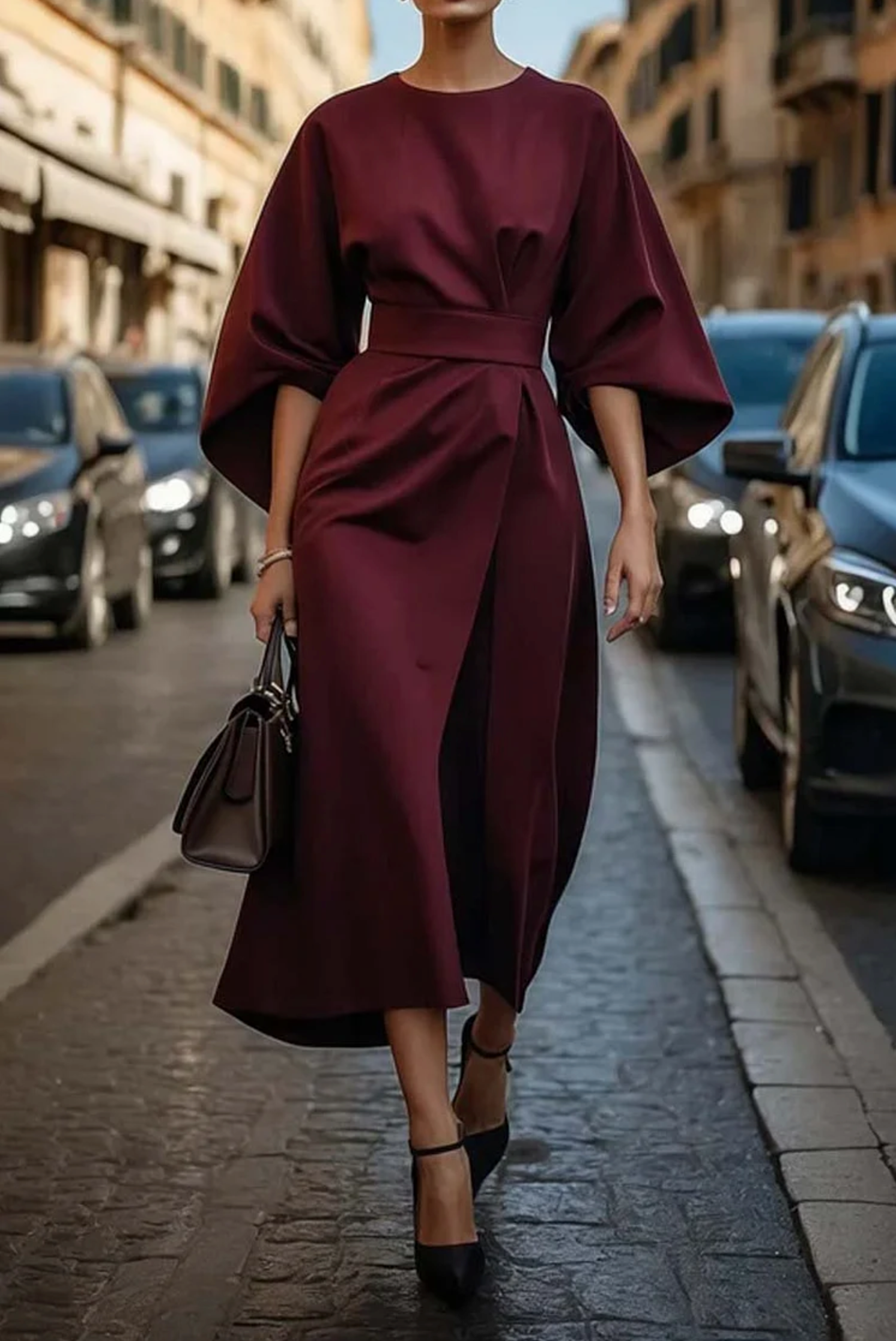 Eliza - Maxi-jurk met riem 3