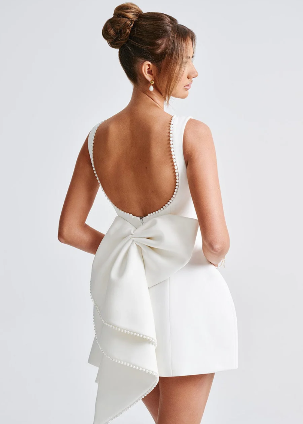 Eloisa - Parel minijurk 0