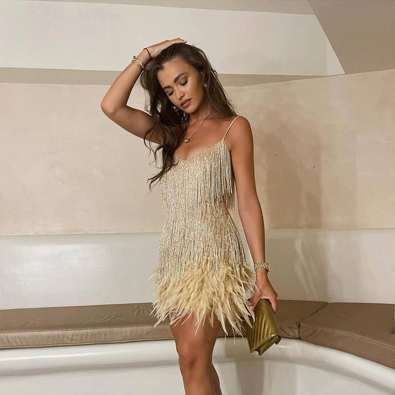 Élora – Luxe veren mini-jurk 5