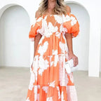 Elsi | Maxi-jurk met bloemenmotief voor dames | Zomer 4