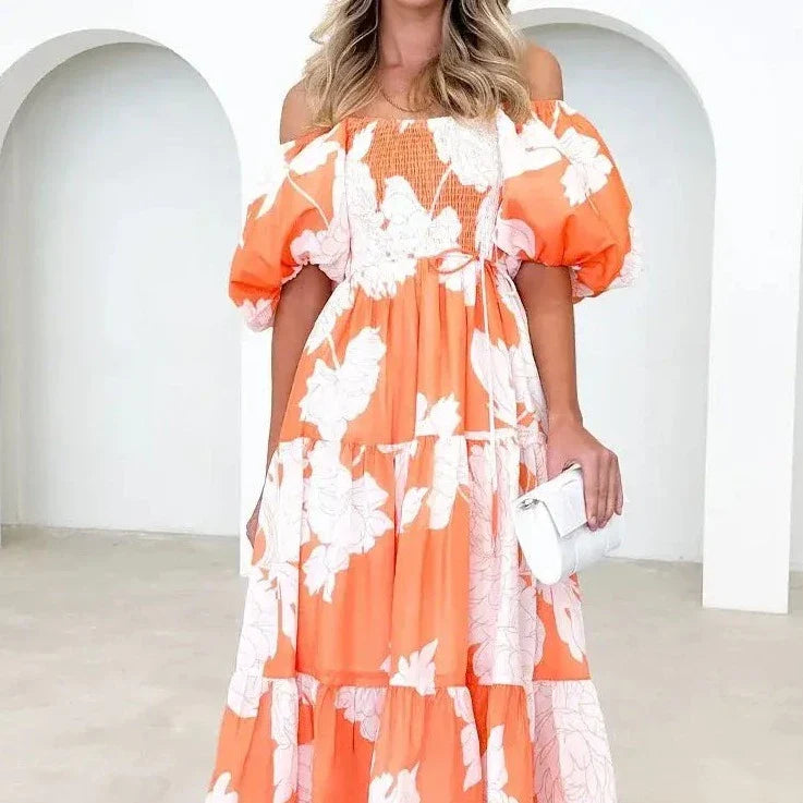 Elsi | Maxi-jurk met bloemenmotief voor dames | Zomer 4
