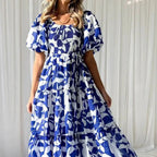 Elsi | Maxi-jurk met bloemenmotief voor dames | Zomer 8