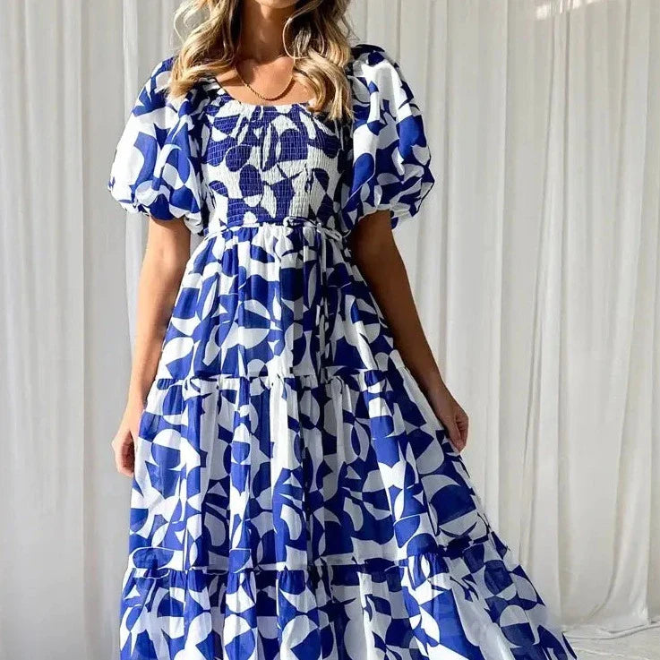Elsi | Maxi-jurk met bloemenmotief voor dames | Zomer 8