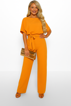 Elva Dames Jumpsuit met Riem – Elegante & Comfortabele One-Piece | Perfect voor Zomer, Feest of Casual Look
