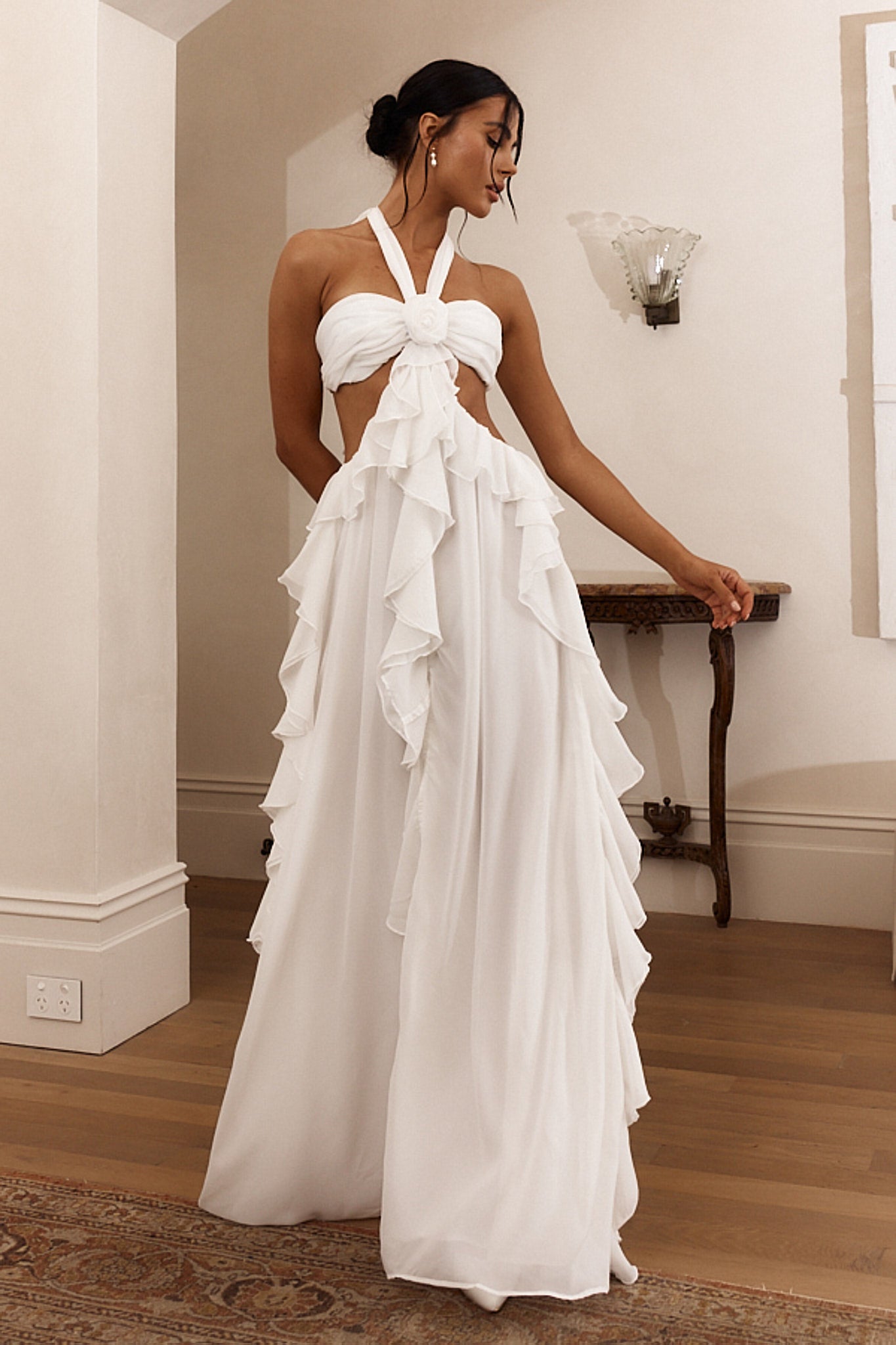 Flor Ruffle Maxi Dress