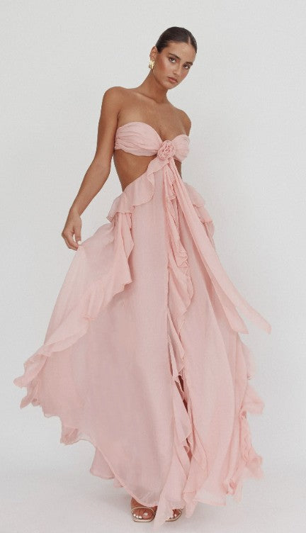 Flor Ruffle Maxi Dress