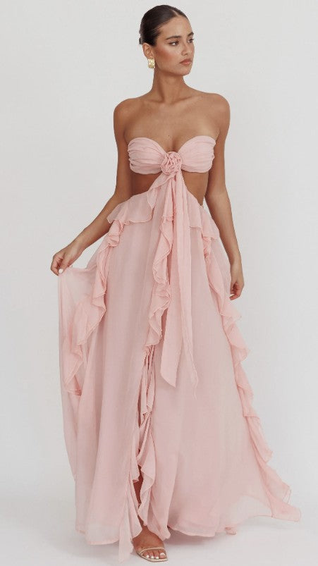 Flor Ruffle Maxi Dress