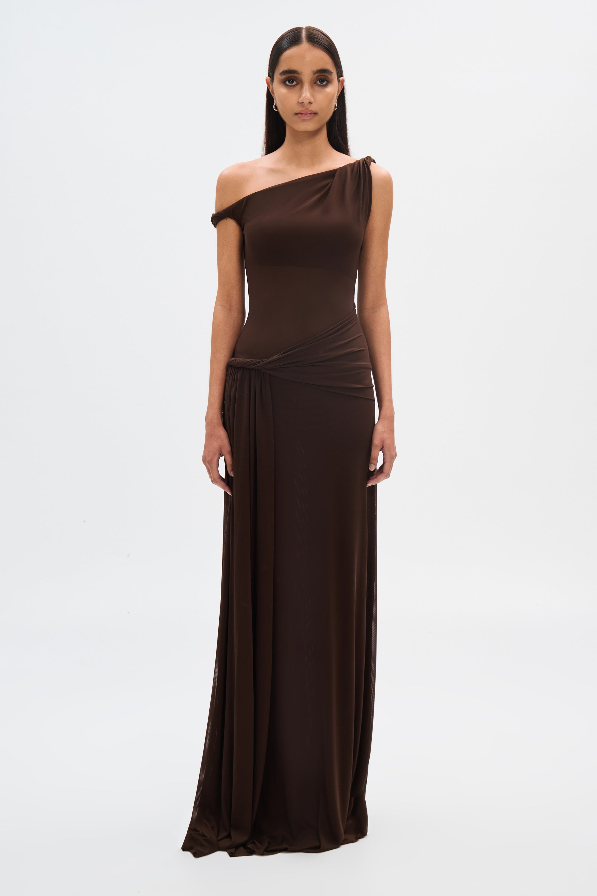 Lizzie Mesh Maxi Jurk