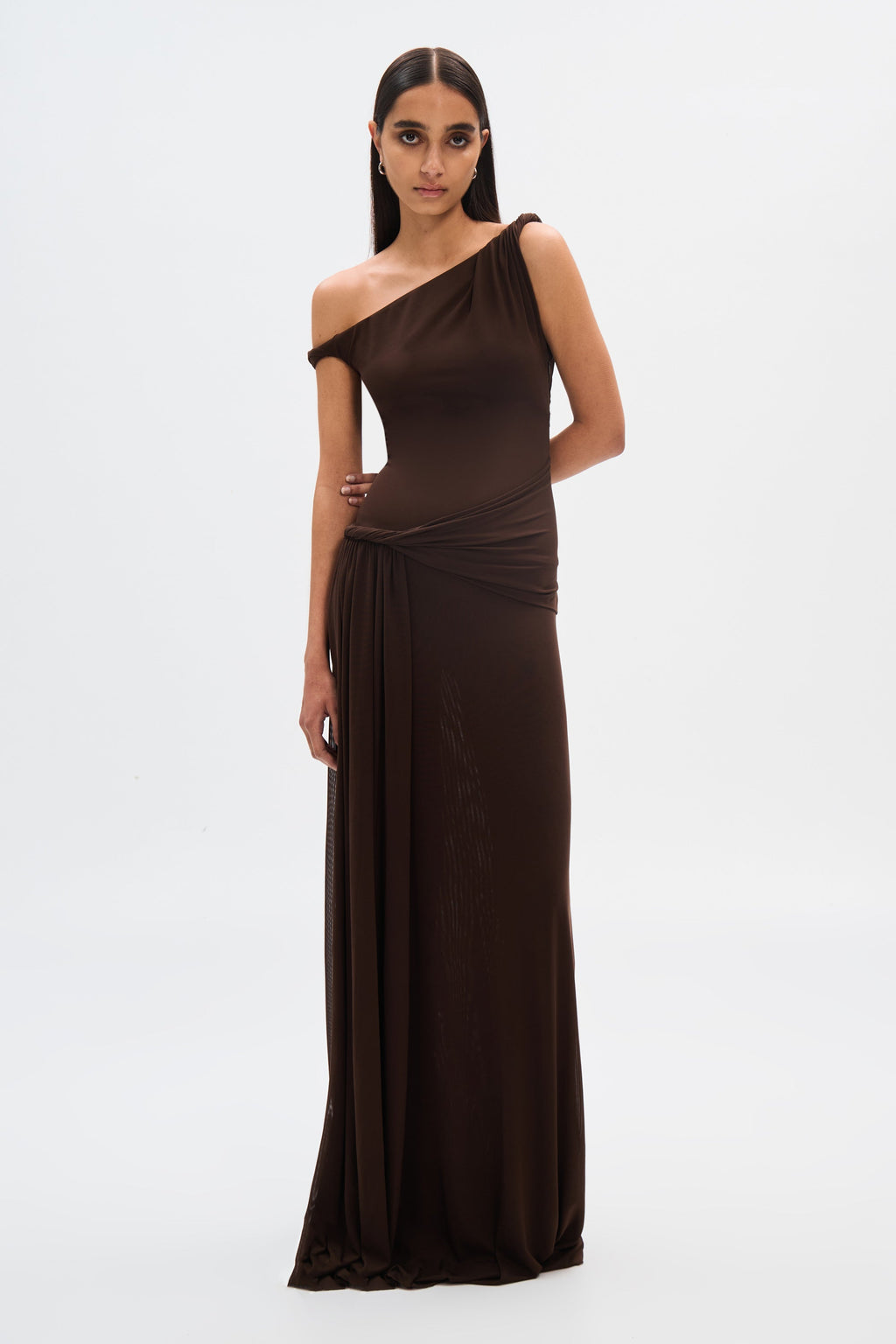 Lizzie Mesh Maxi Jurk