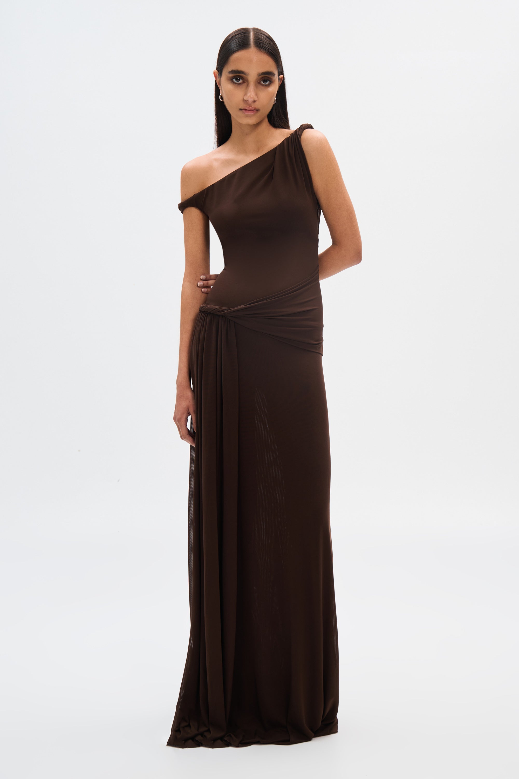 Lizzie Mesh Maxi Jurk