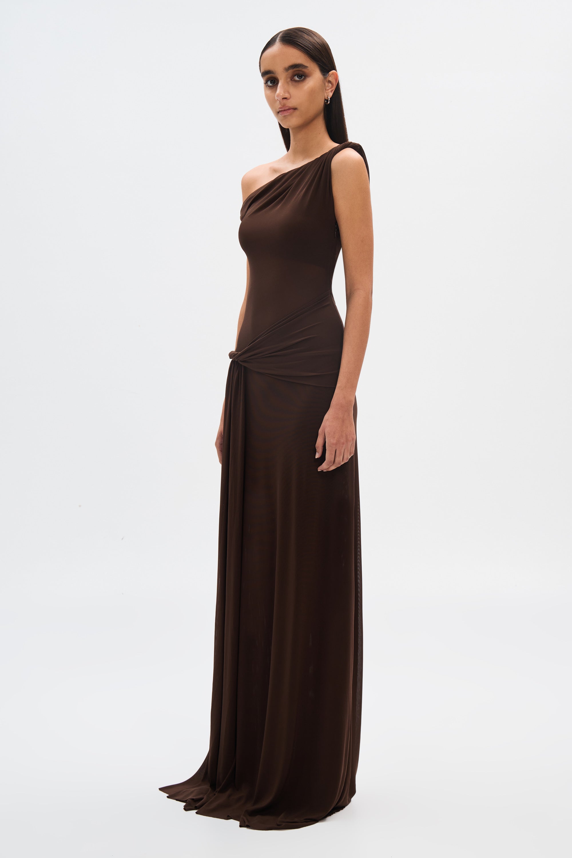 Lizzie Mesh Maxi Jurk