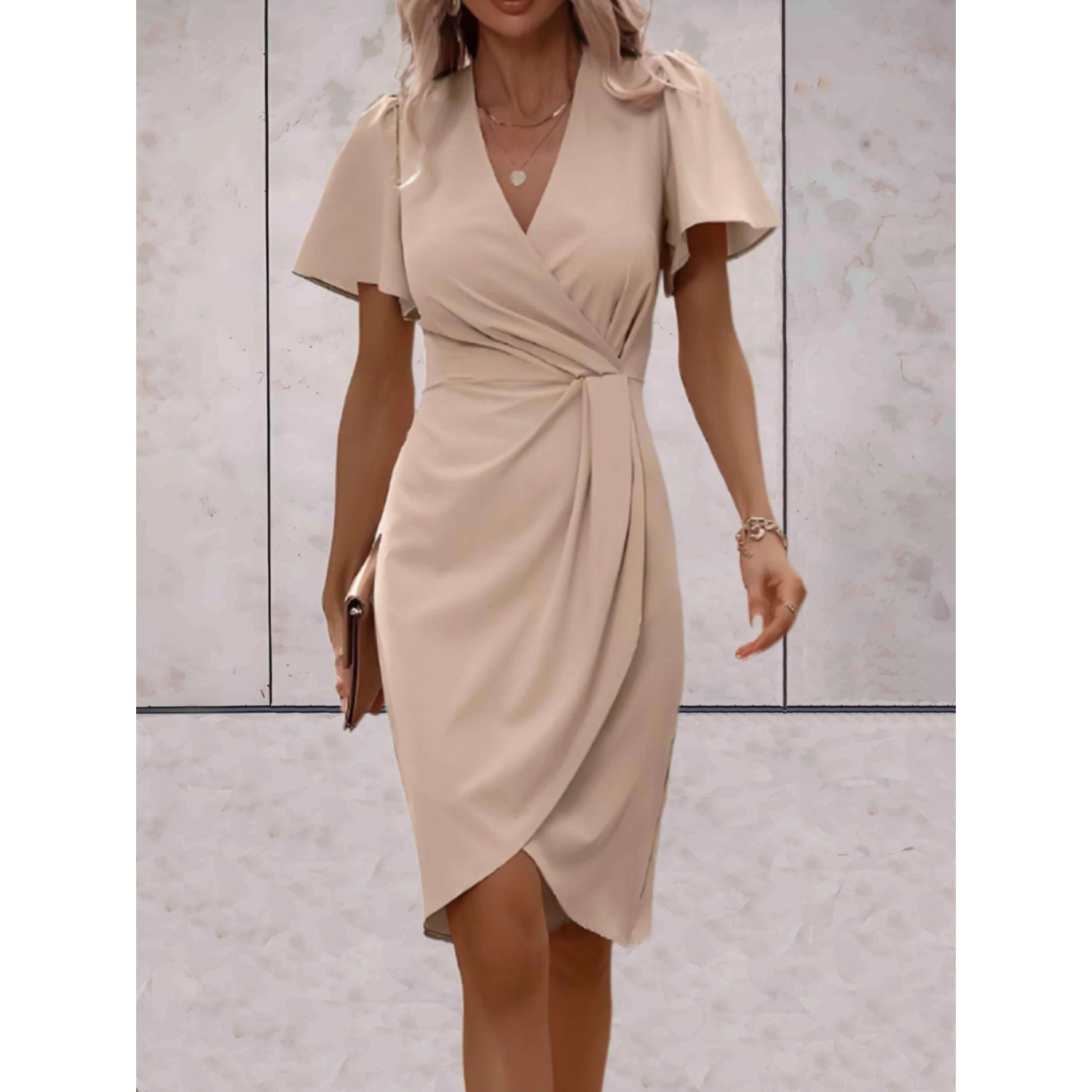 Evelina – Elegante Wikkeljurk voor Feestelijke & Chique Gelegenheden 0