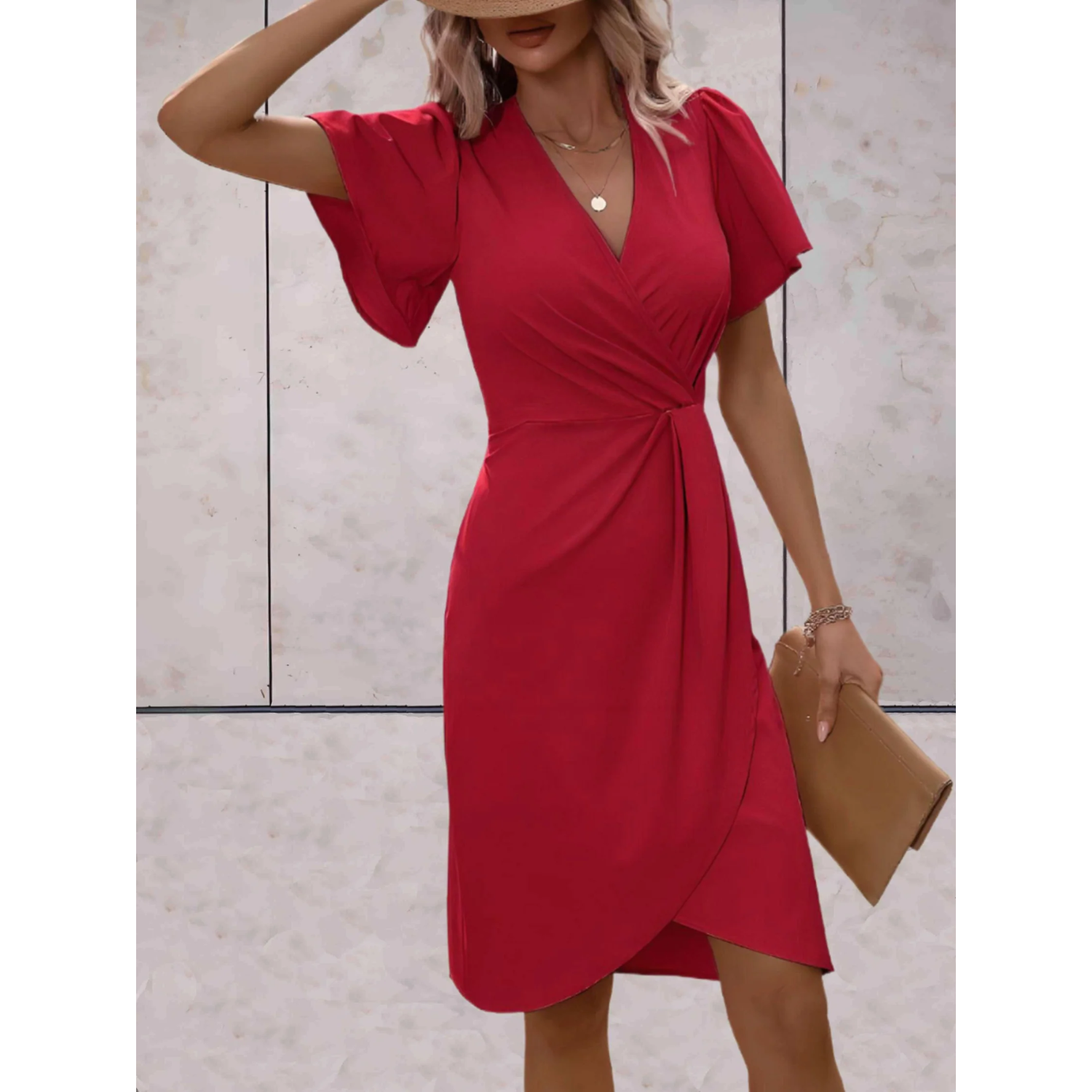 Evelina – Elegante Wikkeljurk voor Feestelijke & Chique Gelegenheden 1