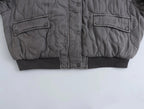Bersh Dames Bomberjack - Gewatteerd Design - Ribboord Kraag - Casual Comfort Fit