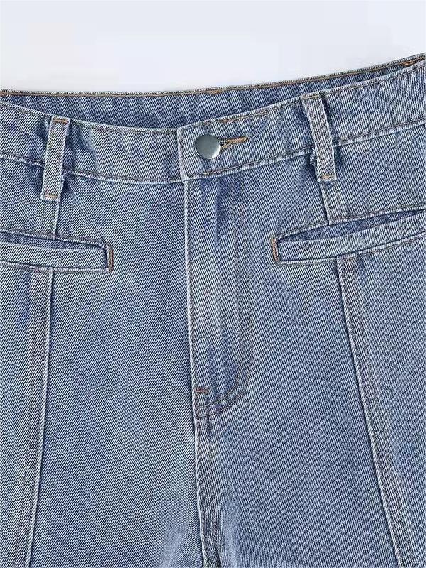 Flare jeans met sterpatch op de achterkant 6