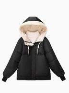 Fleece gevoerde jas met capuchon voor dames 3