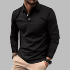 George | Poloshirt in effen kleur 1