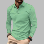 George | Poloshirt in effen kleur 4