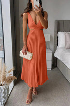 Geplooide maxi-jurk 5