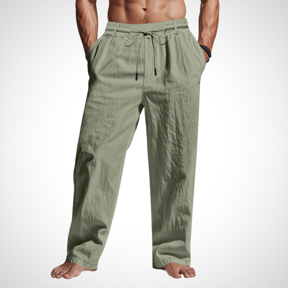 Gerald Ademende Linnen Broek voor Heren 3