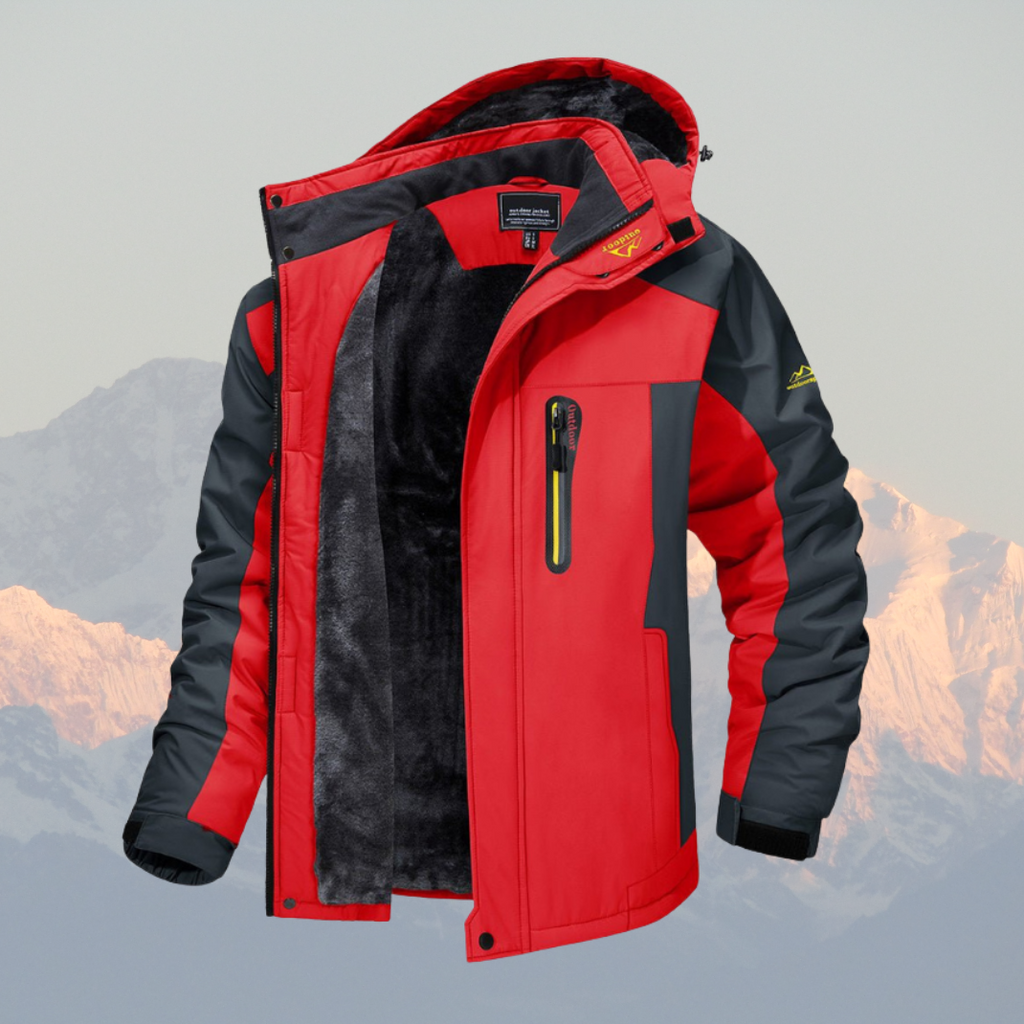 Heren Buiten Winterjas Waterdicht Fleecevoering Capuchon
