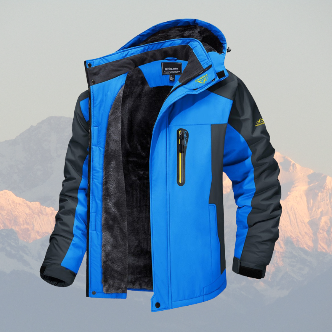 Heren Buiten Winterjas Waterdicht Fleecevoering Capuchon
