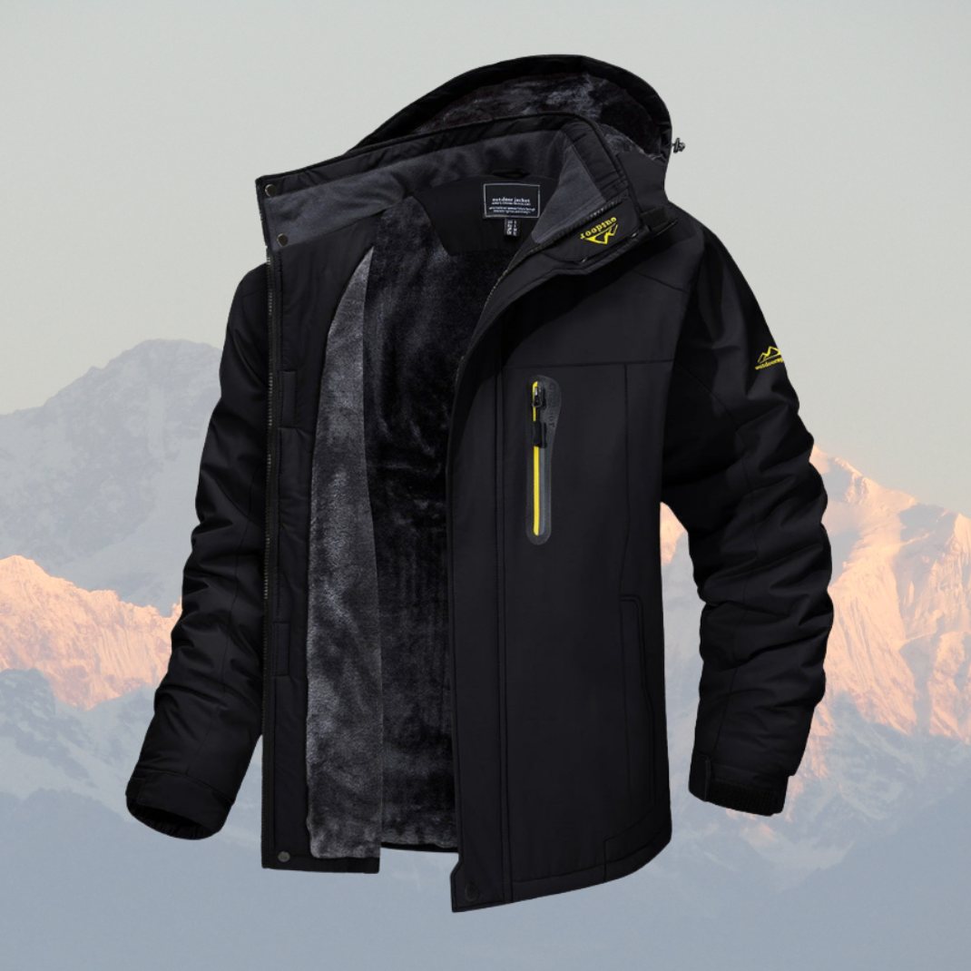 Heren Buiten Winterjas Waterdicht Fleecevoering Capuchon