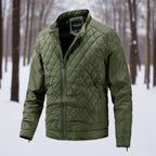 Gewatteerde jas voor heren – Slim fit – Hoge kraag – Ritssluiting 3