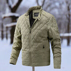 Gewatteerde jas voor heren – Slim fit – Hoge kraag – Ritssluiting 4