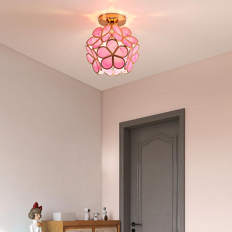 Glazen Bloemen Plafondlamp met Bloemenontwerp