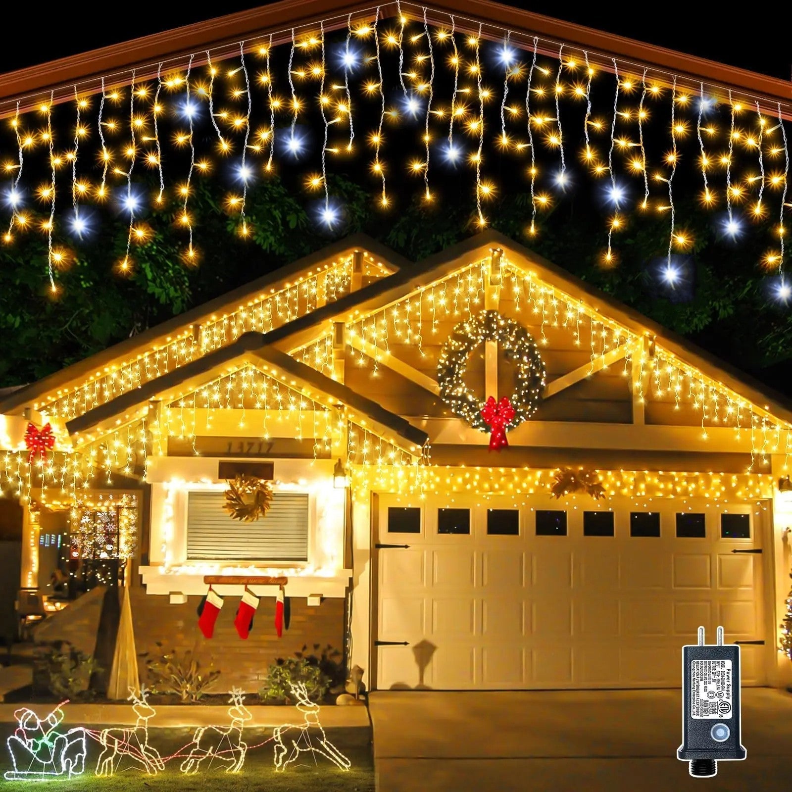 GlowCurtain Outdoor Lights - Feestverlichting voor Buitendecoraties-1